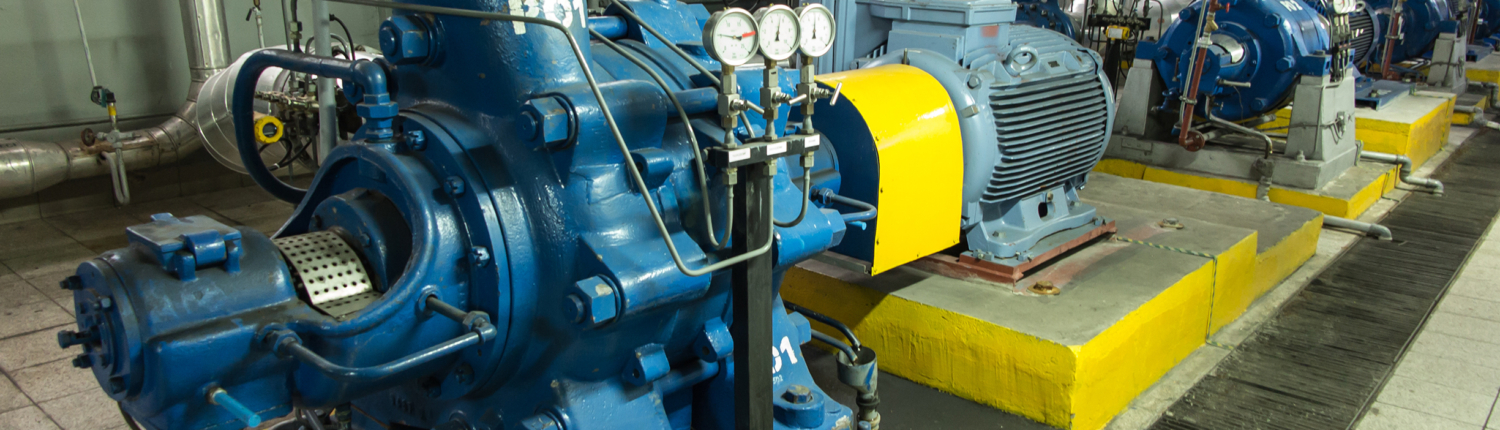 several water pumps with large motors